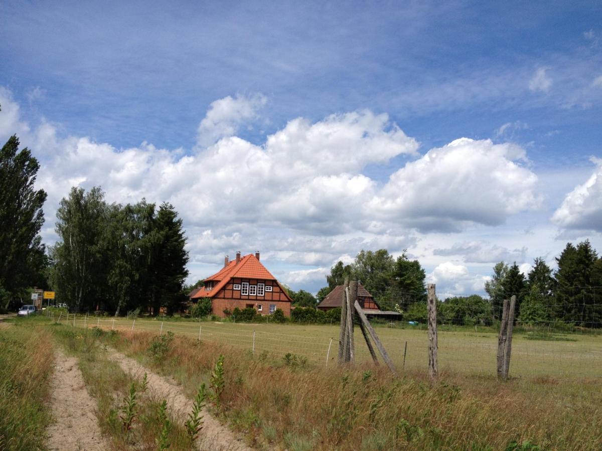Ferienwohnung 1 Im Landhaus Am Wildpark Бёк Экстерьер фото